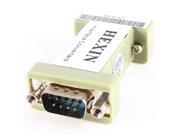 DB9 RS232 Male to Female Surge Protection 3 Wire Data Transmitter Adapter