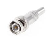 Metal Spring BNC Male RF Coaxical Cable Connector Adapter for Camera Audio Video