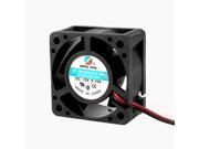 40mm DC 12V 2 Pin Connector Cooling Fan for Computer Case CPU Cooler Radiator