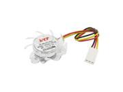 DC 12V 0.10A 3 Pin Connector Video Card PC Cooler Cooling Fan Clear