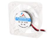 DC 9V 0.25A 30mm 2 Pin Connector Cooling Fan for Chipset CPU Cooler Radiator