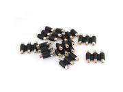 11 Pcs 3 RCA Female to Female Auido Video Plug Connectors Adapters