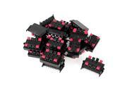20 Pcs Dual Row 8 Pin Push Type Jack Speaker Terminals Board Connector 55x32mm