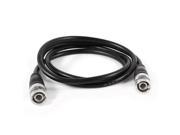 BNC Male Plug M M Network Antenna Coaxial Extension Cable 1 Meter