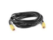 Single Male RCA Adapter Audio Video HDTV AV Digital Coaxial Cable 3Meter 10ft