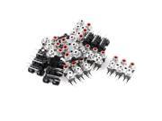 10 Pcs 6 RCA Female Outlet Audio Video AV Concentric Socket Connector