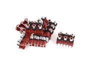 8 x Dual Rows 6 RCA Female Outlet AV Concentric Socket Connector Black Red Board