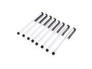 8 Pcs Silver Tone Universal Stylus Touch Screen Pen for Cell Phone PDA