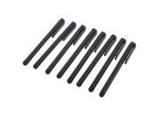 8 Pcs Black Universal Stylus Touch Screen Pen for Cell Phone PDA