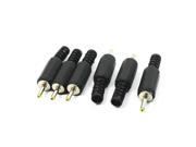 6 Pieces 2.5 x 0.7mm DC Power Cable Male Connectors Unwired Plugs