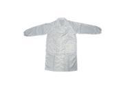 White Anti static Cloth Unisex Size L LAB Coat Smock