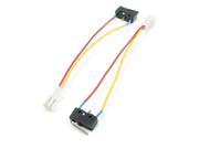 0.5A 125V 250VAC 2 Wire Male Plug N C SPST Gas Water Heater Micro Switch 2 Pcs