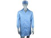 Anti static LAB Smock Clothes Coat Size L with Hat