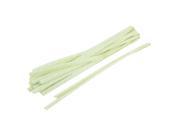 10 Pcs 9mm Dia. Electrical Wire Fiberglass Insulating Sleeving 39