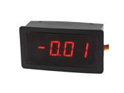 DC30A 75mV Type Red LED Display Wired Current Test Digital DC Ammeter