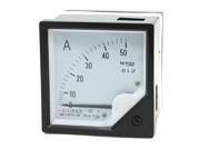 Screw Mounted Analog AC 0 50A Scale Range Ampere Ammeter Panel Meter