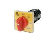 Latching AC 500V 25A 24 Terminals 8 Position Cam Combination Changeover Switch
