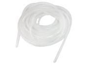 8.5 M Long PE Polyethylene 12mm Spiral Cable Wire Wrap Tube White
