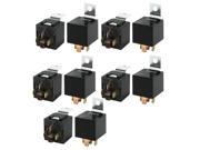 10 Pcs Car Vehicle Security 5 Pin SPDT Power Relay DC 12V 40A