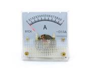 91C4 DC 0 1A Analog Panel Meter Ammeter Amperemeter