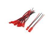 RC Plane Car Li Po Battery JST Male Female Connector Wire 22AWG 100mm 5 Pairs