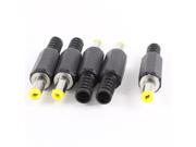 5 Pcs DC Plug Cable Jack Power Supply Female Connector 4.8mm x 1.7mm