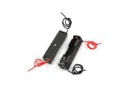 2pcs 2 Wire Spring Loaded 1 x 1.5V AAA Battery Holder Case