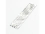 10 Pcs Silver Tone Metal 95x2mm Round Rod for RC Car Toys