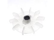 Y90 Clear Plastic 18mm Inner Diameter 10 Vanes Impeller Motor Fan Blade