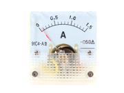 Square Shaped DC Current Panel AMP Meter Amperemeter 0 1.5A