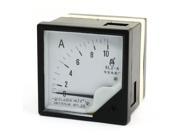 Square Panel AC 0 10A AMP Analog Meter Ammeter Pointer 6L2 A