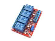 High Low Level Trigger 4Channel Isolated Optocoupler Relay Module 24VDC 10A
