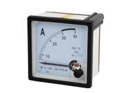 72mm x 72mm Square AC 0 30A Analog Ammeter Panel Meter SQ 72