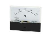 Class 1.5 DC0 200V Rectangle Plastic Case Voltage Test Meter Voltmeter