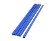 5 Pcs 125C 60cm Long 20.5mm Dia Blue Heat Shrink Shrinkable Tubing Cable Wrap