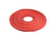 600V 125C 100m 328ft 5mm 10mm Red Insulated Heating Shrinkable Tube