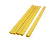 5 Pcs 60cm Long 31mm Dia Ratio 4 1 Yellow Heat Shrink Tubing Tubes Cable Sleeve