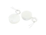 2pcs CR2032 CR2035 Battery White Round Button Cell Coin Holder w Cover