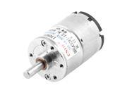 33mm Cylindrical Body DC 12V 500RPM Geared Gear Box Motor Replacement