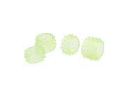 4Pcs 15mmx21mm Clear Green Rubber Crawler Tire Cover for RC Off Road Car