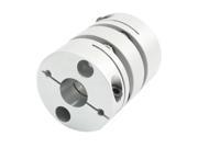 12mmx14mm Clamp Tight Motor Shaft 2 Diaphragm Connector Coupling Joint