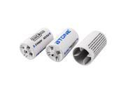 3 Pcs AA to D Size Cell Battery Adapter Converter Switcher Holder