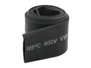 600V 125C 3.3ft 1M 20mm Black Insulated Heating Shrink Shrinkable Tube