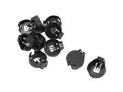 10Pcs Plastic 20mm Pin Distance CR2477 Button Cell Battery Holder