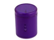 8cm Height Purple Plastic Car Smokeless Ashtray Holder w Blue LED