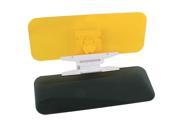 Black Yellow No Glare Flip out Sun Visor Extender Driving Mirror for Car Auto