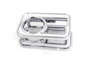 Car Auto Silver Tone Plastic Drink Beverage Cup Bracket Holder Phone Stand