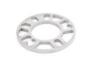 Car Vehicle Aluminum Alloy 10 Thickness Wheel Rims Spacers Silver Tone