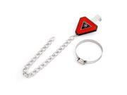 65mm Ring Triangle Reflector Car Safe Belt Anti Static Earth Strap Ground Wire