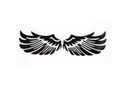 Black Paper Reflective Angel Wings Design Adhesive Decal Sticker for Car Auto